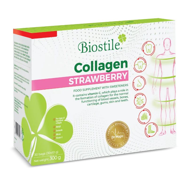 Collagen Strawberry (kollagén)
