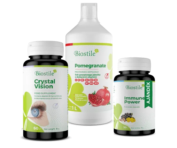 Crystal Vision + Pomegranate + Immune Power (ajándékot)